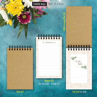 Combo 3 quyển Sổ tay lò xo - Note A6 - TO DO LIST