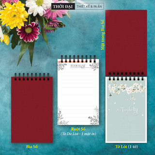Combo 3 quyển Sổ tay lò xo - Note A6 - TO DO LIST