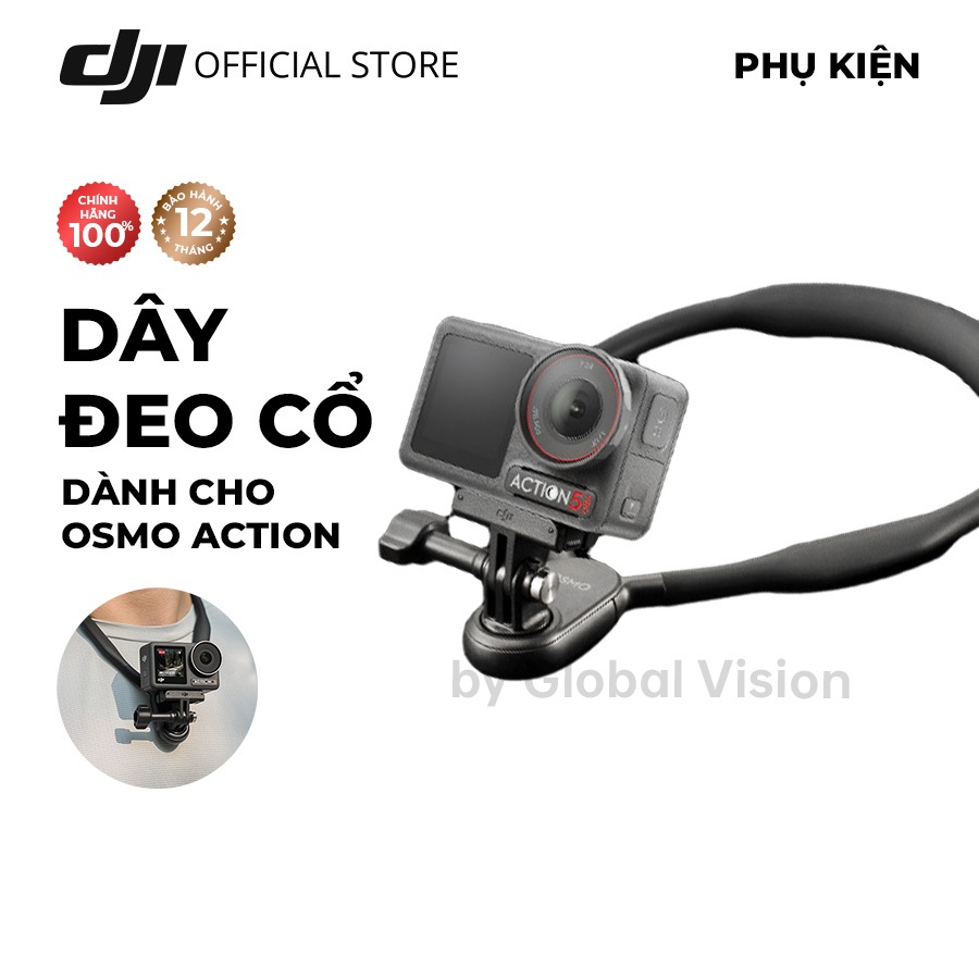 Phụ kiện dây đeo cổ dùng gắn máy ảnh DJI Osmo Action,  Nano, Osmo 360