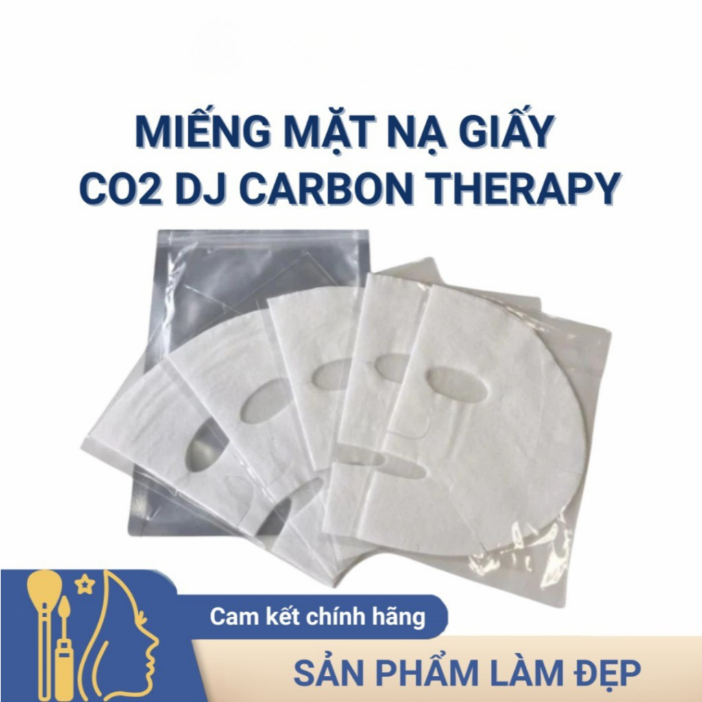 Mặt Nạ CO2 DJ Carbon Therapy Thải Độc Da, Mask Giấy CO2 Detox Trị Mụn Hút Chì (Lẻ Không Kèm Gel)