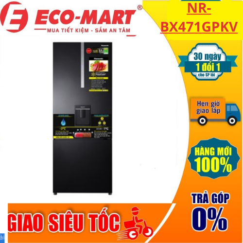 BX471GPKV Tủ lạnh Panasonic NR-BX471GPKV Inverter 417 lít