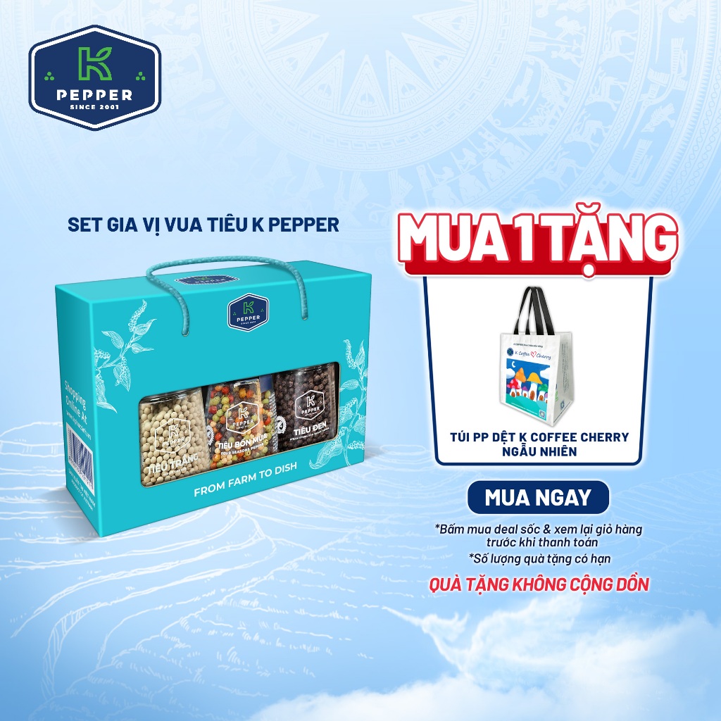 Set Vua Tiêu K Pepper - Thương hiệu K PEPPER
