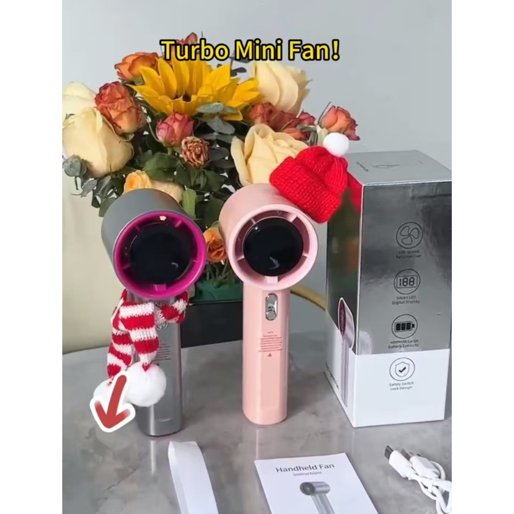 💙2026 Quạt cầm tay Mini💙Màn LED 4000mAh Sạc Nhanh Quạt tích điện gió mạnh tốc độ cao Quạt tích điện | BigBuy360 - bigbuy360.vn