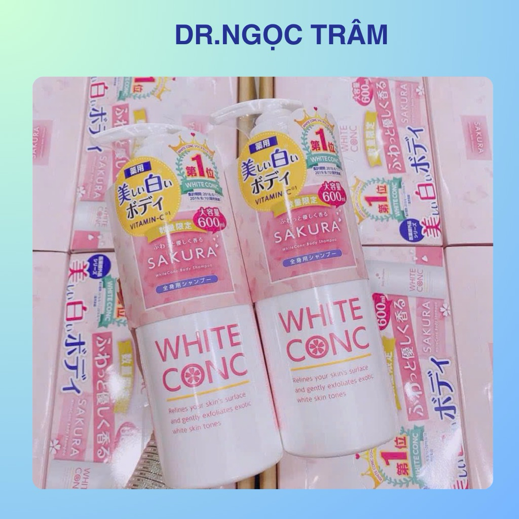 Sữa tắm White ConC Sakura 600ml