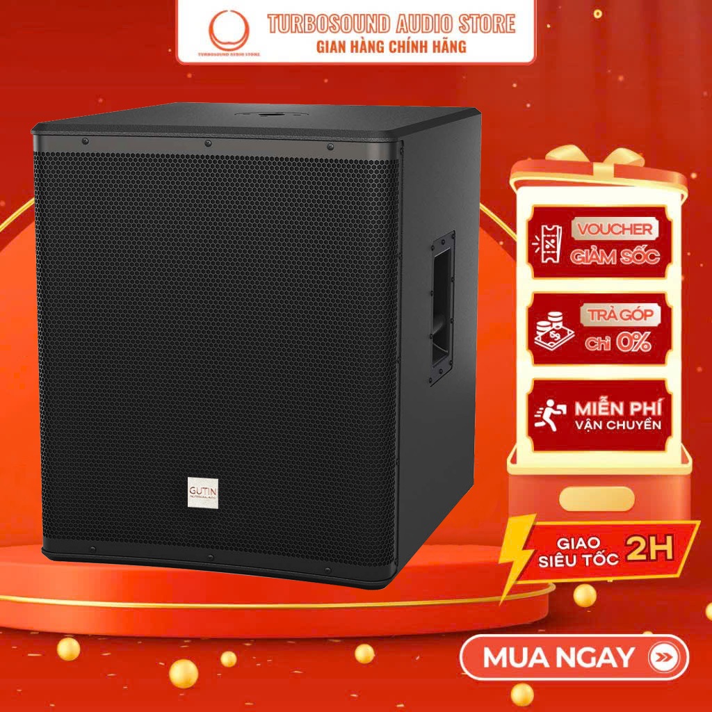 Loa Sub Điện Bass 50 GUTIN GT18SA💥HÀNG CAO CẤP💥 Loa Siêu Trầm Bass Mạnh PMPO 2800W, Thiết Kế Hiện Đạ
