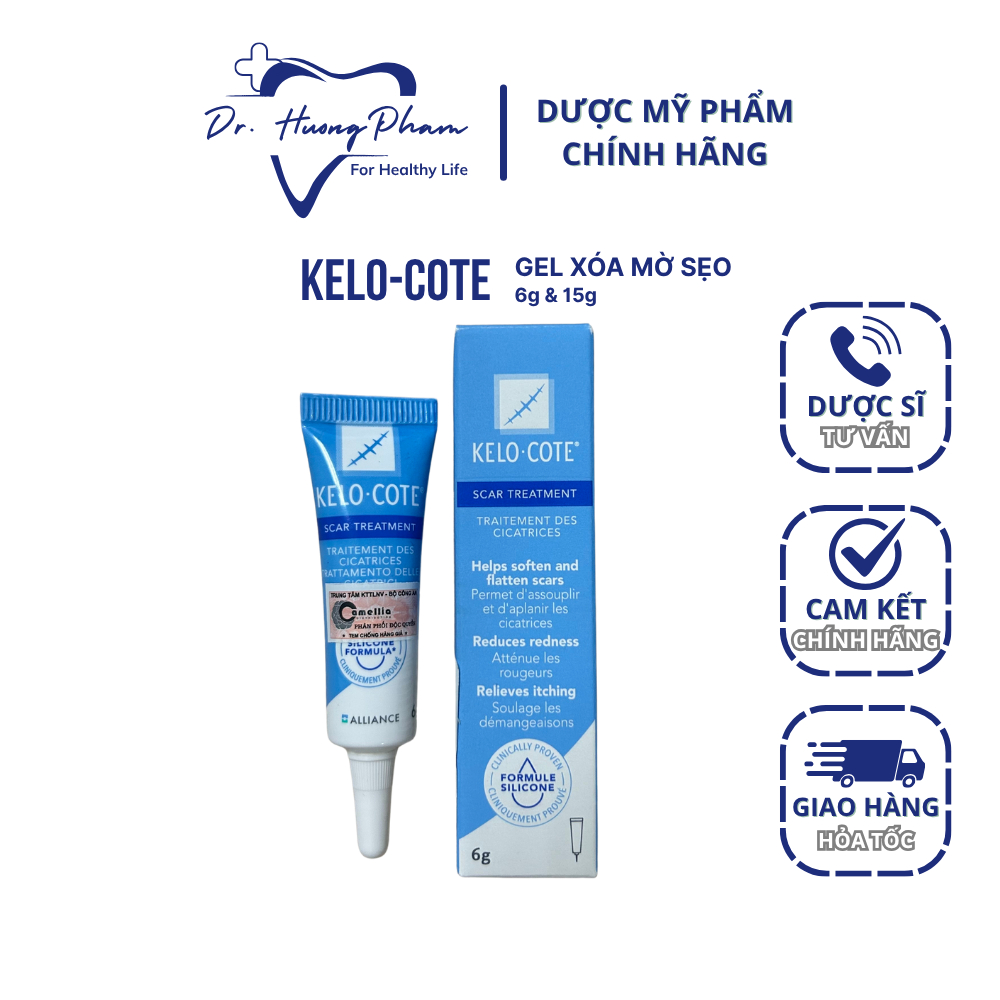 Kelo Cote Gel - Ngừa sẹo nhập khẩu Mỹ (CHÍNH HÃNG)