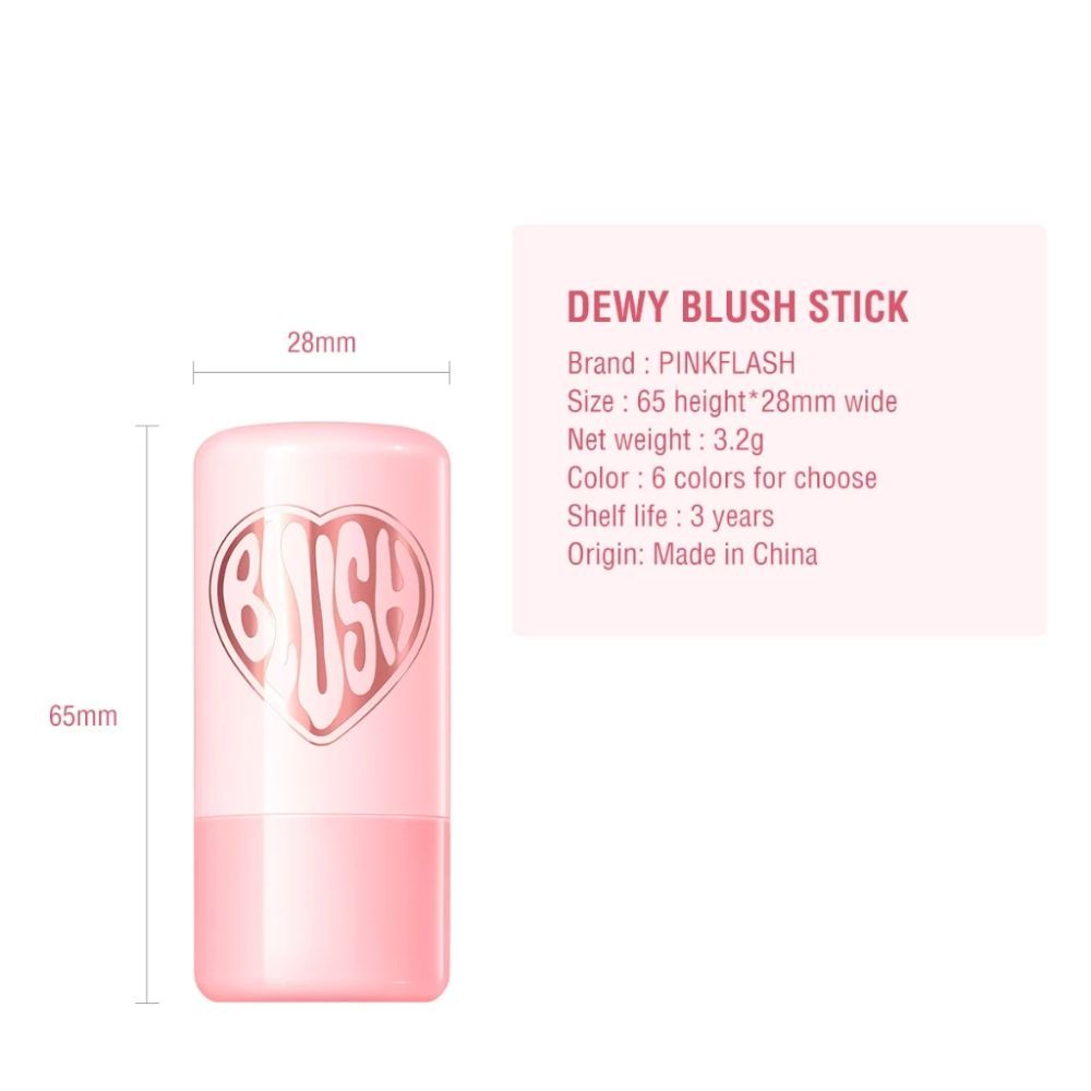 Ảnh 9 của Kem má hồng PINKFLASH DEWY BLUSH STICK giúp làm lớp trang điểm của bạn luôn ngọt ngào và hồng hào