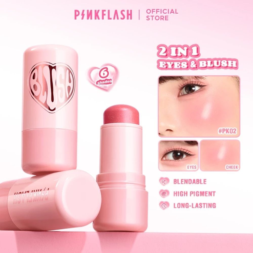 Ảnh 8 của Kem má hồng PINKFLASH DEWY BLUSH STICK giúp làm lớp trang điểm của bạn luôn ngọt ngào và hồng hào