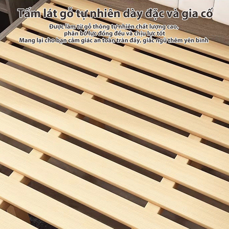 Giường Nỉ Bọc Gỗ 1m8 Phong Cách Tân Cổ Điển Cao CấpDễ Vệ Sinh Và Miễn Phí Vận Chuyển Cho Phòng Ngủ | BigBuy360 - bigbuy360.vn