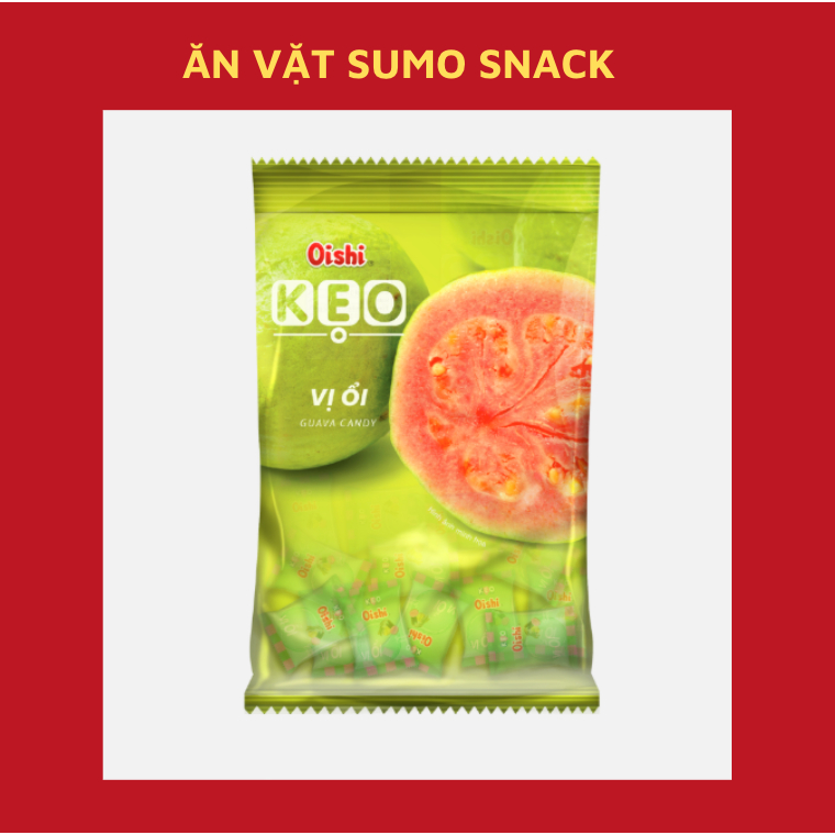 Kẹo Oishi vị Ổi Thơm Ngon 75g-Ăn Vặt Sumo Snack