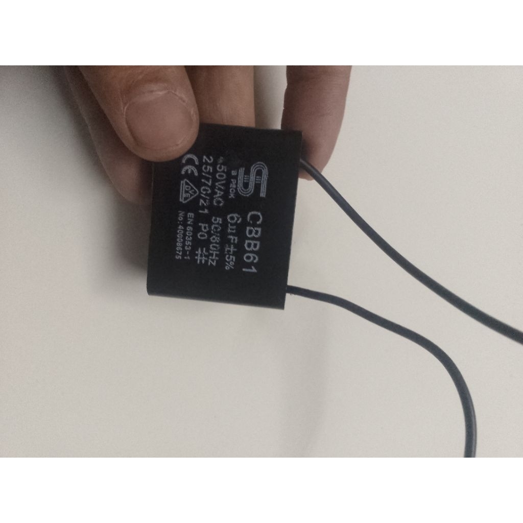 Tụ quạt công nghiệp 450V, 6uf (Loại tốt)