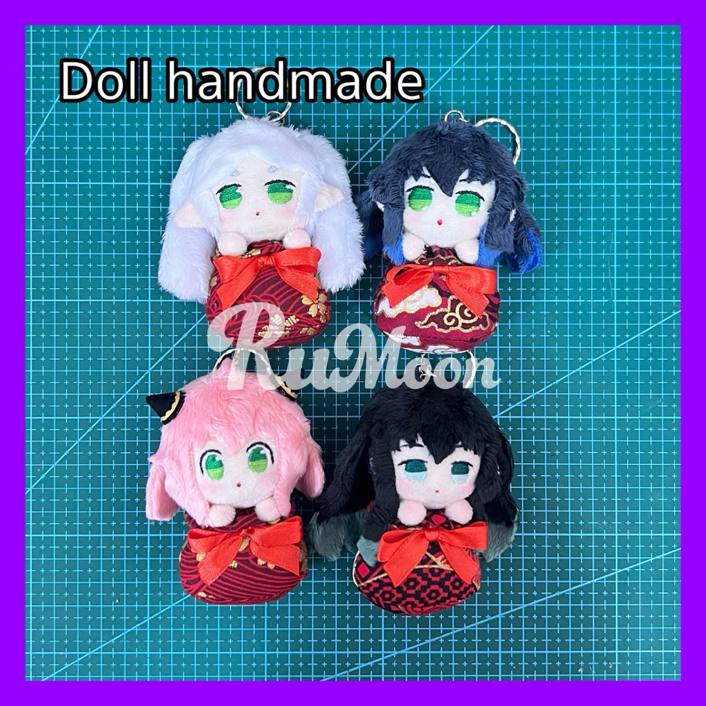 [Restock] Doll Handmade Túi May Mắn Anime 9cm: Anya, Muichiro.. by RuMoon