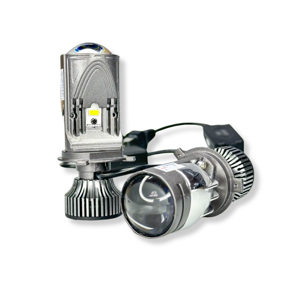 Đèn Pha M01H BMA - 35W 12 24V AC DC Cos Trắng Pha Trắng Chân H4 - Bảo Hành 12 tháng