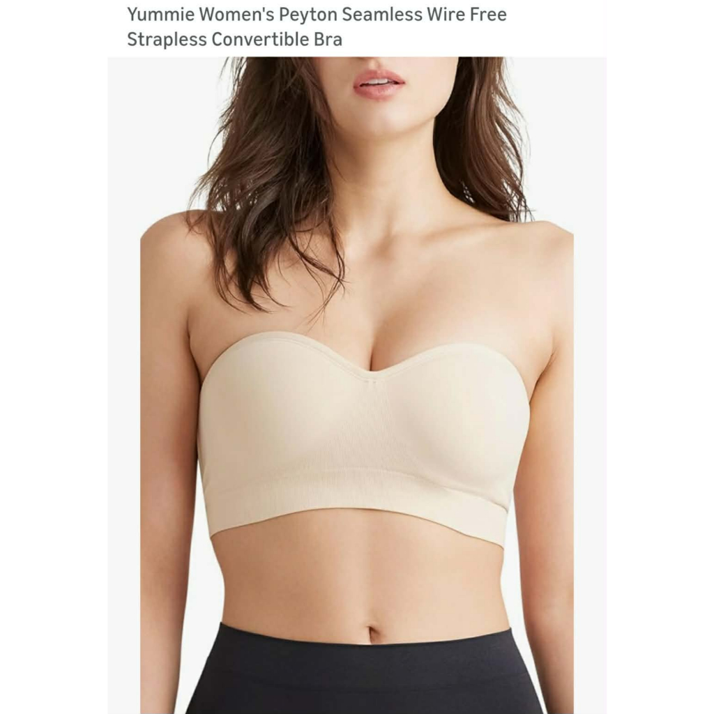 HÀNG MỸ AUTHENTIC Áo BRA Yum m ie peyton strapless convertible bra màu nude size S-32C/D-34A/B/C