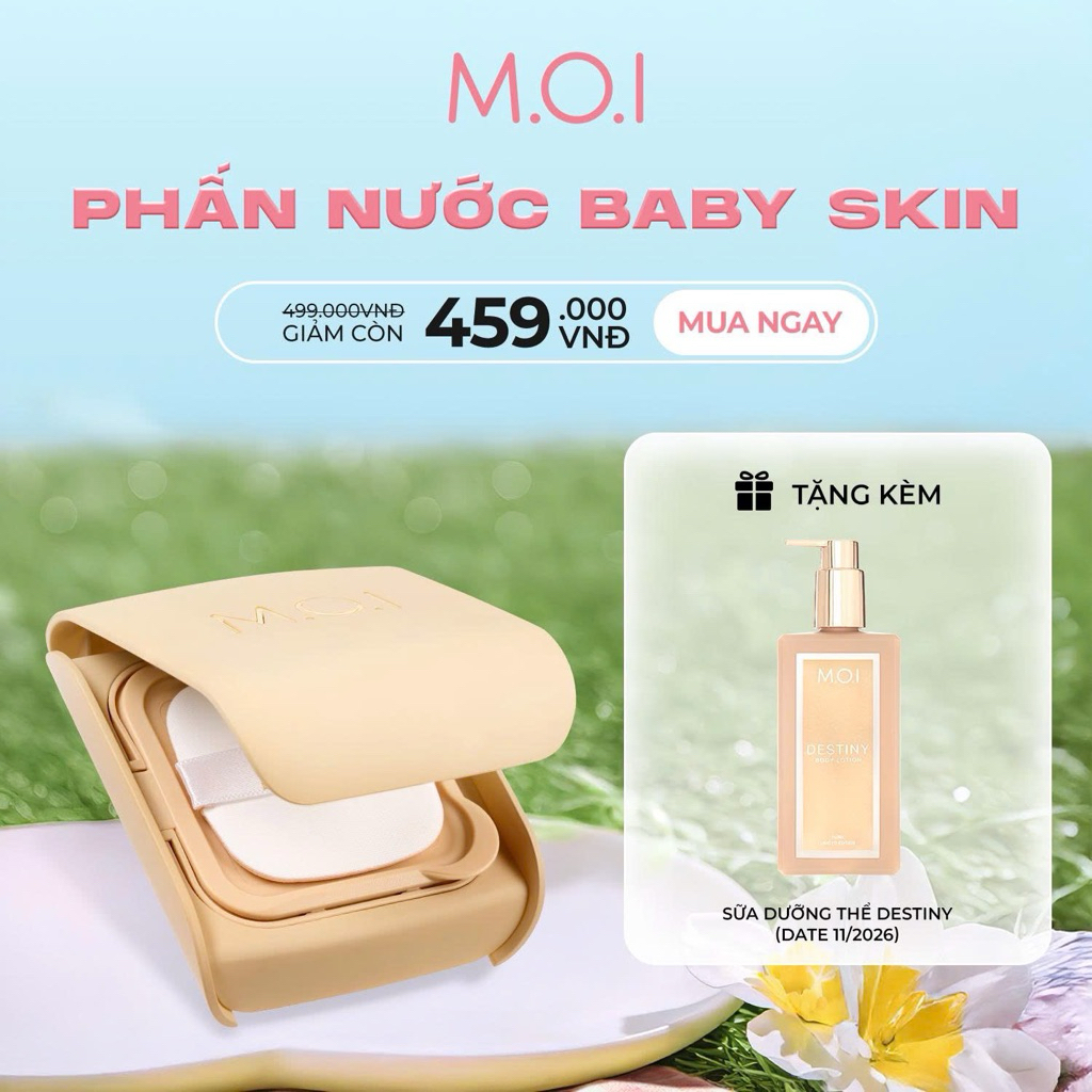 [MỚI] Phấn nước Baby Skin Cushion, Premium Edition CUSHION MOI Cosmetic Hồ Ngọc Hà chuẩn chính hãng