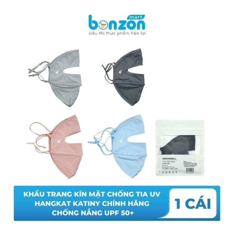 Khẩu Trang Kín Mặt Chống Tia UV Hangkat Katiny Chính Hãng Chống Nắng UPF 50+