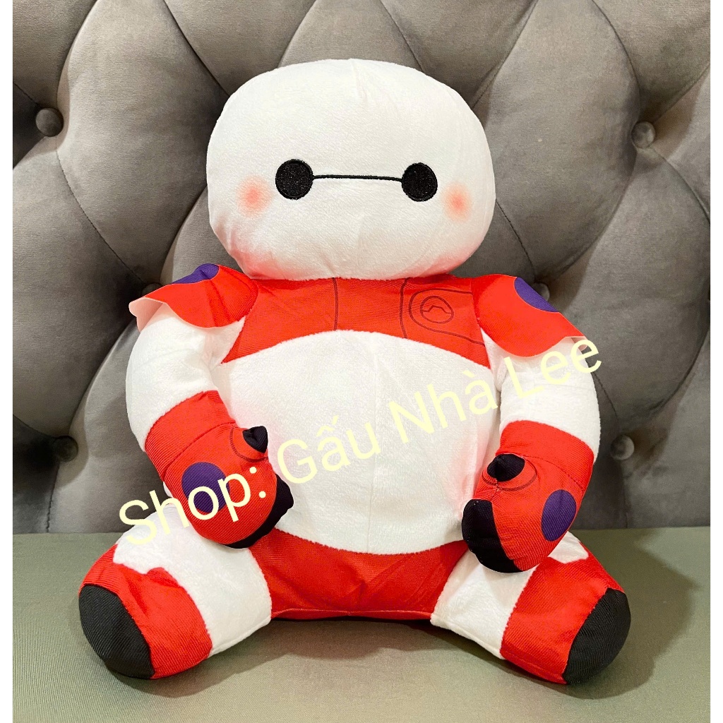 [ Nhật Bản ] [MS2462] Bé gấu bông Baymax áo giáp đỏ - Big Hero 6, size 35cm, lông mềm mịn, hàng mới,
