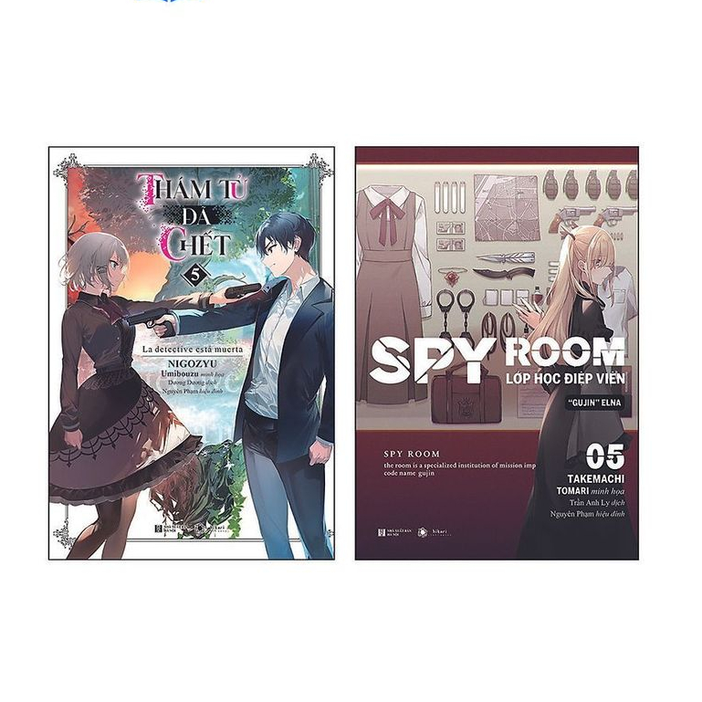 Combo Thám Tử Đã Chết x Spy Room Tập 5 + Bookmark Spy Room - Thái Hà