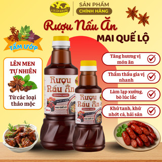 [Chai 500ml ] Rượu Nấu Ăn Mai Quế Lộ ATK – Giúp Khử Tanh, Khử Nhớt Thịt Cá, Dậy Mùi Thơm Và Tăng Hương Vị