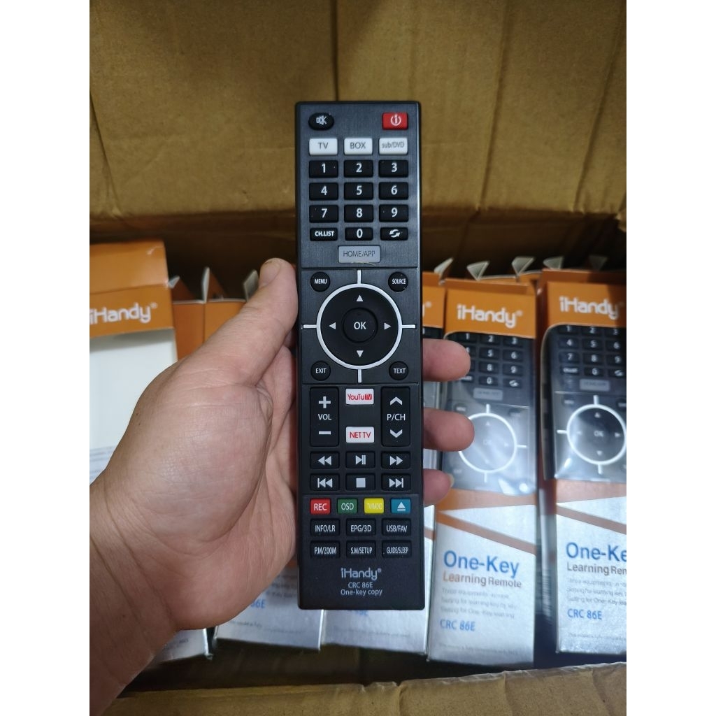 khiển học lệnh ihandy CRC 86E ( 3 lệnh) cho dàn âm thanh - tivi - tủ lạnh - điều hòa - đài... các kh