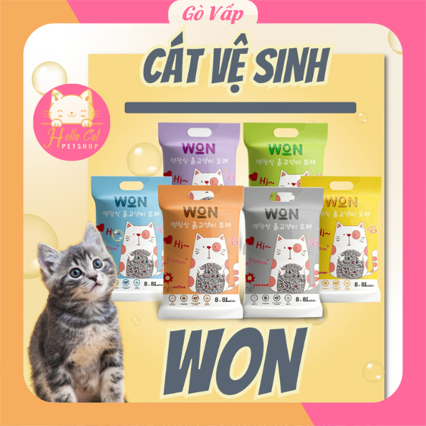 Cát Won Cát Vệ Sinh Cho Mèo Siêu Vón - Khử Mùi - Happy Cat HCM