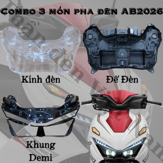 Kính, đế choá pha đèn trước ab Air Blade 125 150 160 2026