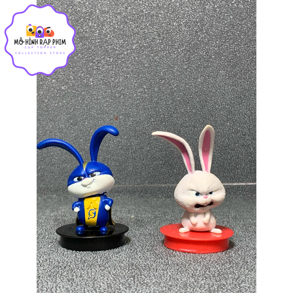 MÔ HÌNH RẠP PHIM, CUP TOPPER FIGURE PHIM THE SECRET LIFE OF PETS