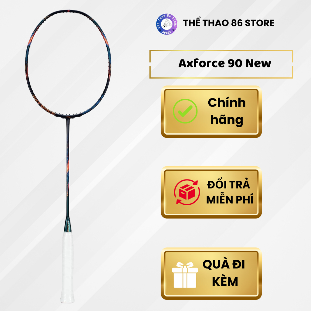 VỢT CẦU LÔNG L.NING AXFORCE 90 NEW CHÍNH HÃNG TẶNG TÚI ĐỰNG VỢT VÀ CUỐN CÁN