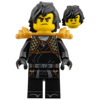 Cole ZX - Lego Ninjago Legacy Update, Hair minifigure  - Đồ chơi lắp ráp nhân vật  -  njo1027