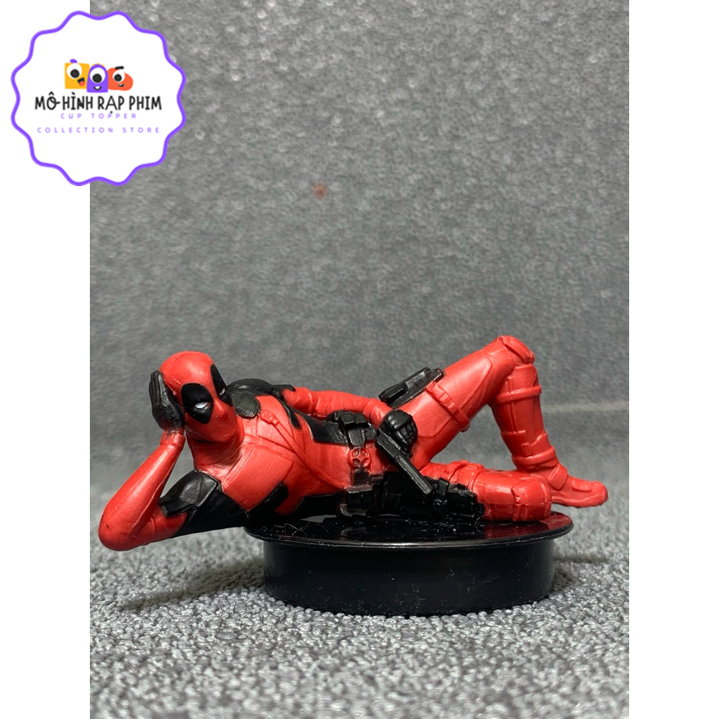 MÔ HÌNH RẠP PHIM, CUP TOPPER FIGURE PHIM DEADPOOL