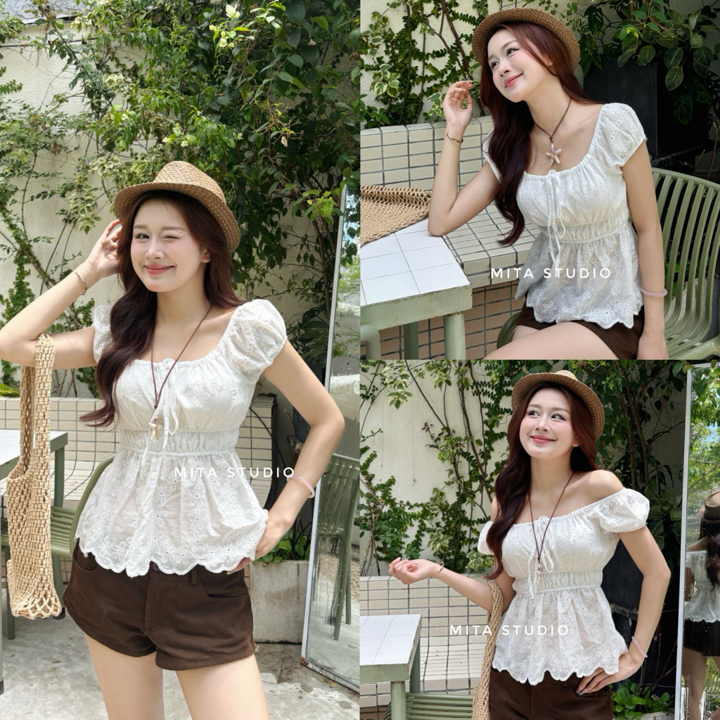 Áo Trễ Vai Bồng Bềnh Công Chúa By na_fashionn 207#
