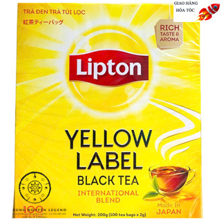 Trà nhúng lipton nhãn vàng 100 gói