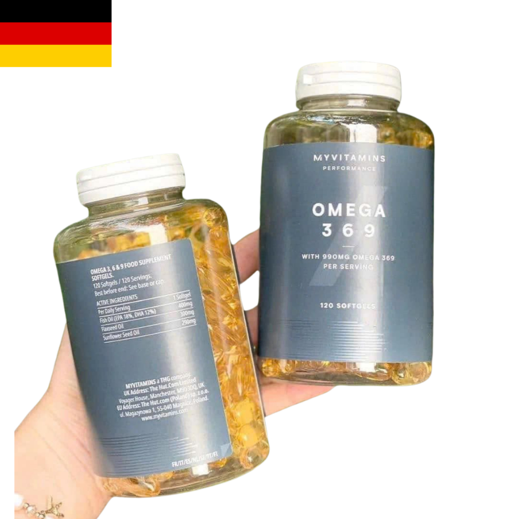 Viên uống Omega 369 Myvitamins hộp 120 viên