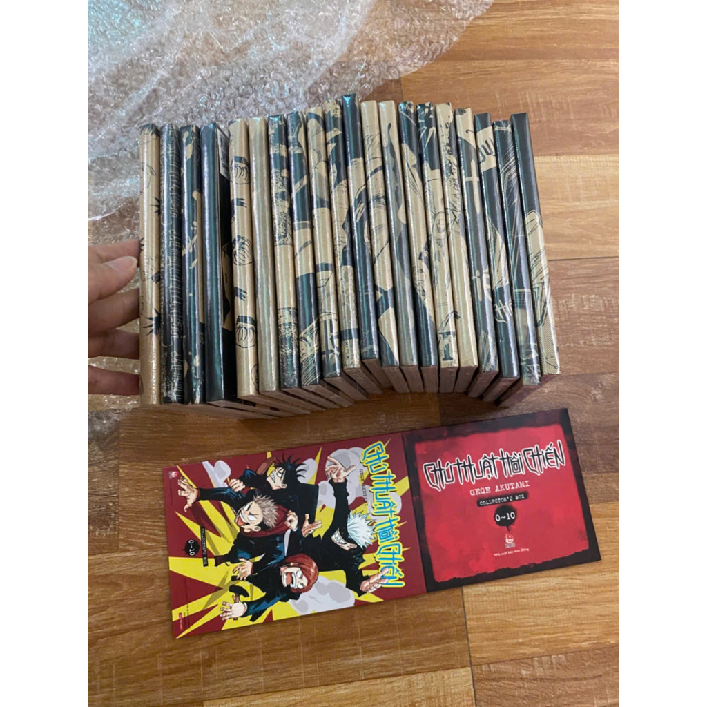 (seal) Bộ 20q vở tr.tr Chú thuật hồi chiến limited Tập 1-20 nguyên seal - JJK Jujutsu Kaisen +poster