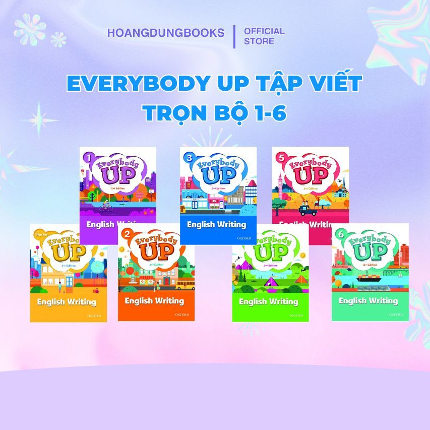 Everybody Up English Writing | Sách Tập Viết Tiếng Anh Cho Trẻ | Bổ Trợ Kỹ Năng Writing