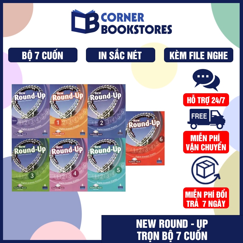 Sách – New Round-Up | Trọn Bộ Từ Starter Đến Level 6 – Ngữ Pháp Tiếng Anh Chuẩn Quốc Tế