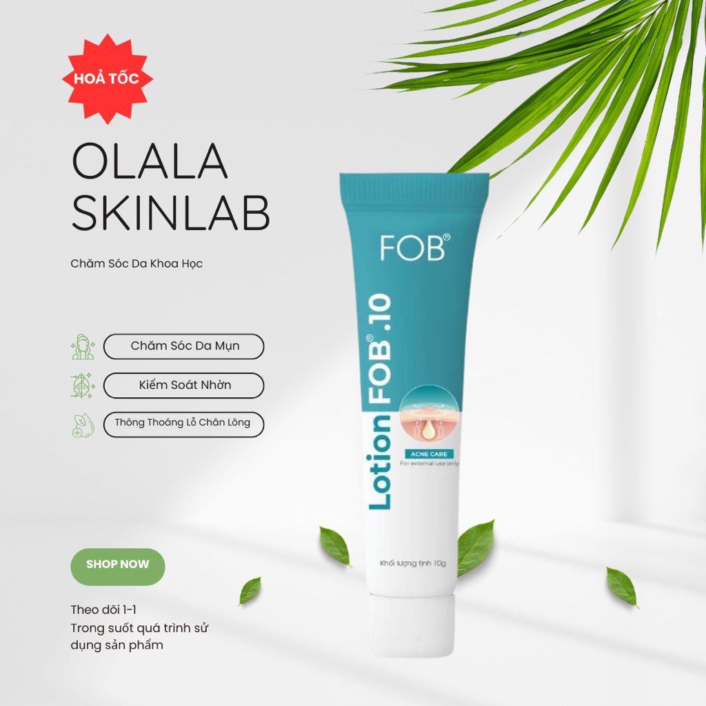 Kem Chấm Mụn FOB 10 Lotion 10g