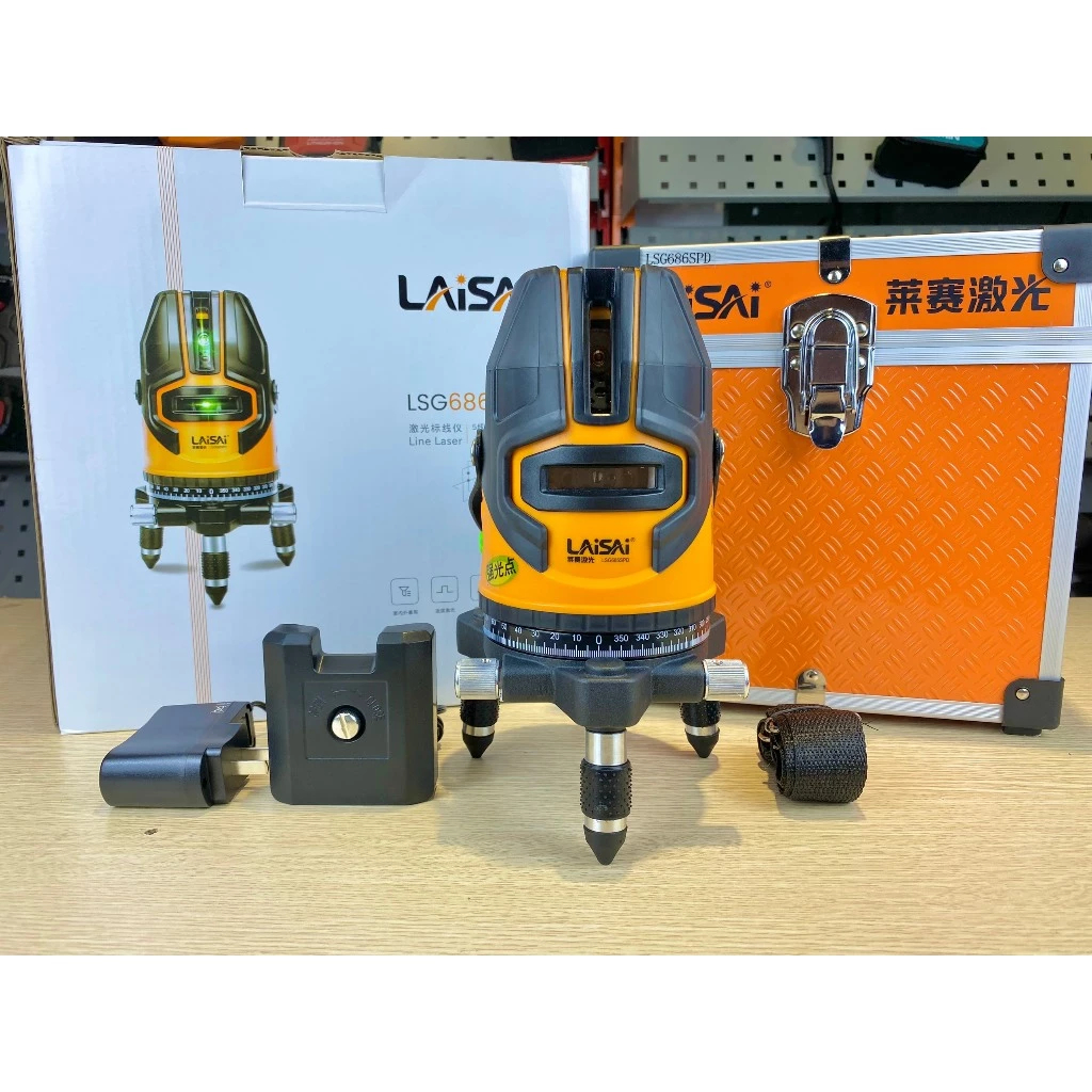 MÁY CÂN MỰC LASER 5 TIA XANH LAISAI 686SPD