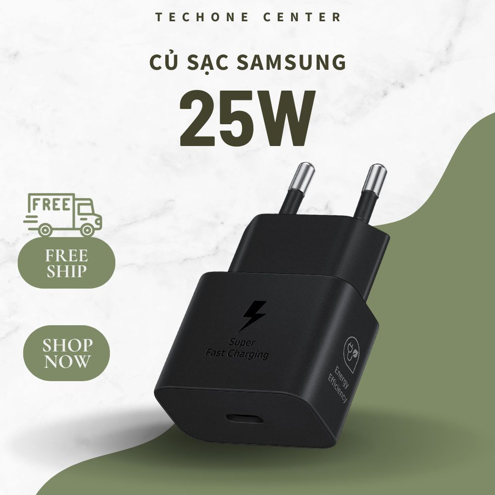 [CHÍNH HÃNG SAMSUNG] Củ sạc nhanh Samsung 25W
