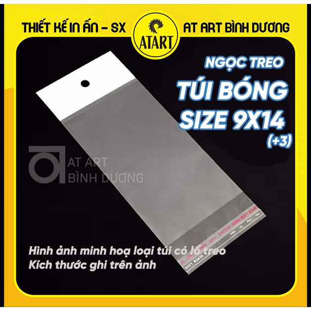 100 gram túi bóng kính, túi kiếng opp 9x14 - tranbd