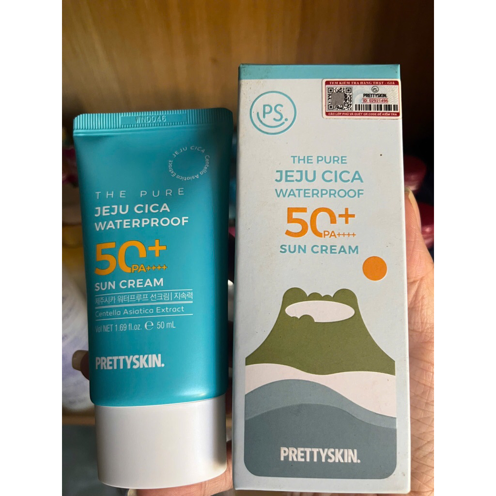Kem chống nắng jeju cica waterproof