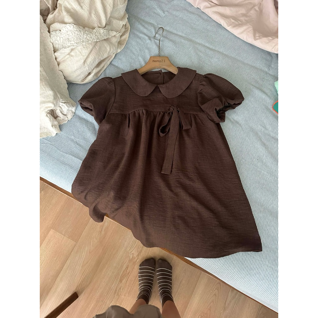 Áo váy babydoll buộc nơ A6306 Nana21 Nanastore21 Nữ Woman | BigBuy360 - bigbuy360.vn