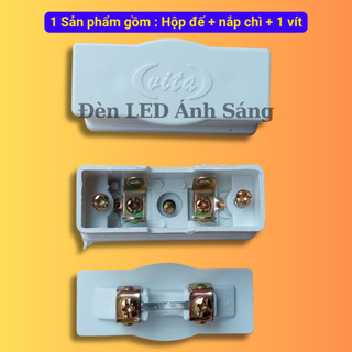 COMBO 2 Cầu Chì Điện 10A Có Hộp Nhựa Chịu Nhiệt – Hộp Cầu Chì Nối Dây An Toàn Chống Cháy Dùng Cho Thiết Bị Điện Gia Dụng