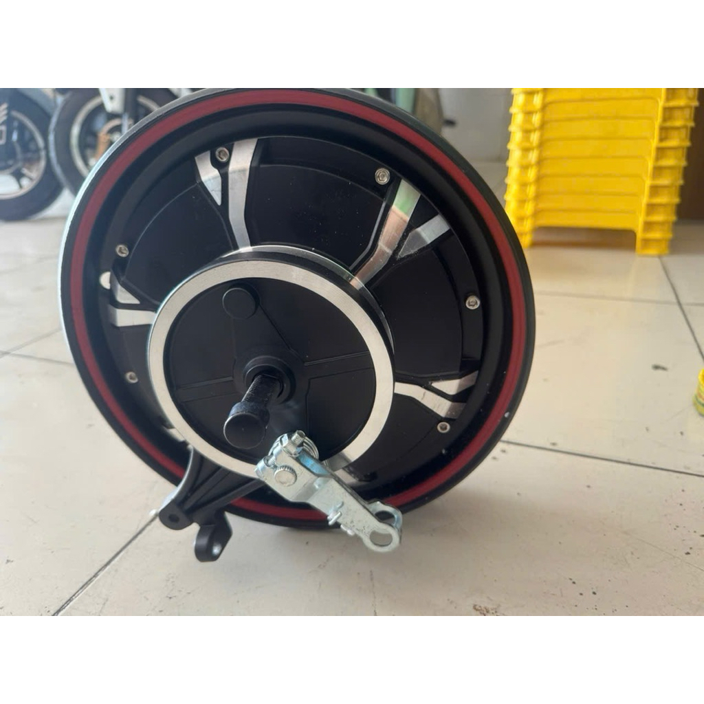 Động cơ xe điện Pega P133, động cơ xe bò Pega, động cơ 8 lỗ NC 2.3 * 24 luôn cụm phanh sau