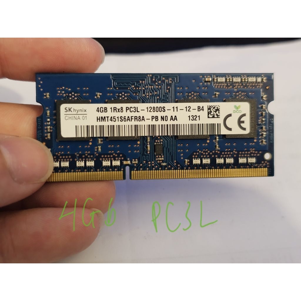 Ram laptop SK Hynix 4GB 1Rx8 PC3L-12800S
