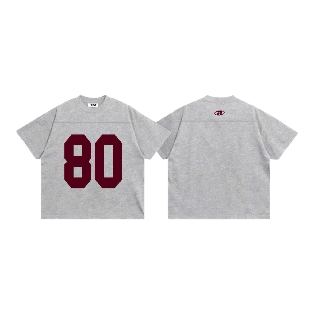 [LINE Ver1] THEROW Áo Thun Tay Ngắn Boxy 250gsm Form Rộng Cổ Tròn "LINE TSHIRT" Unisex Nam Nữ Phong Cách Basic | BigBuy360 - bigbuy360.vn