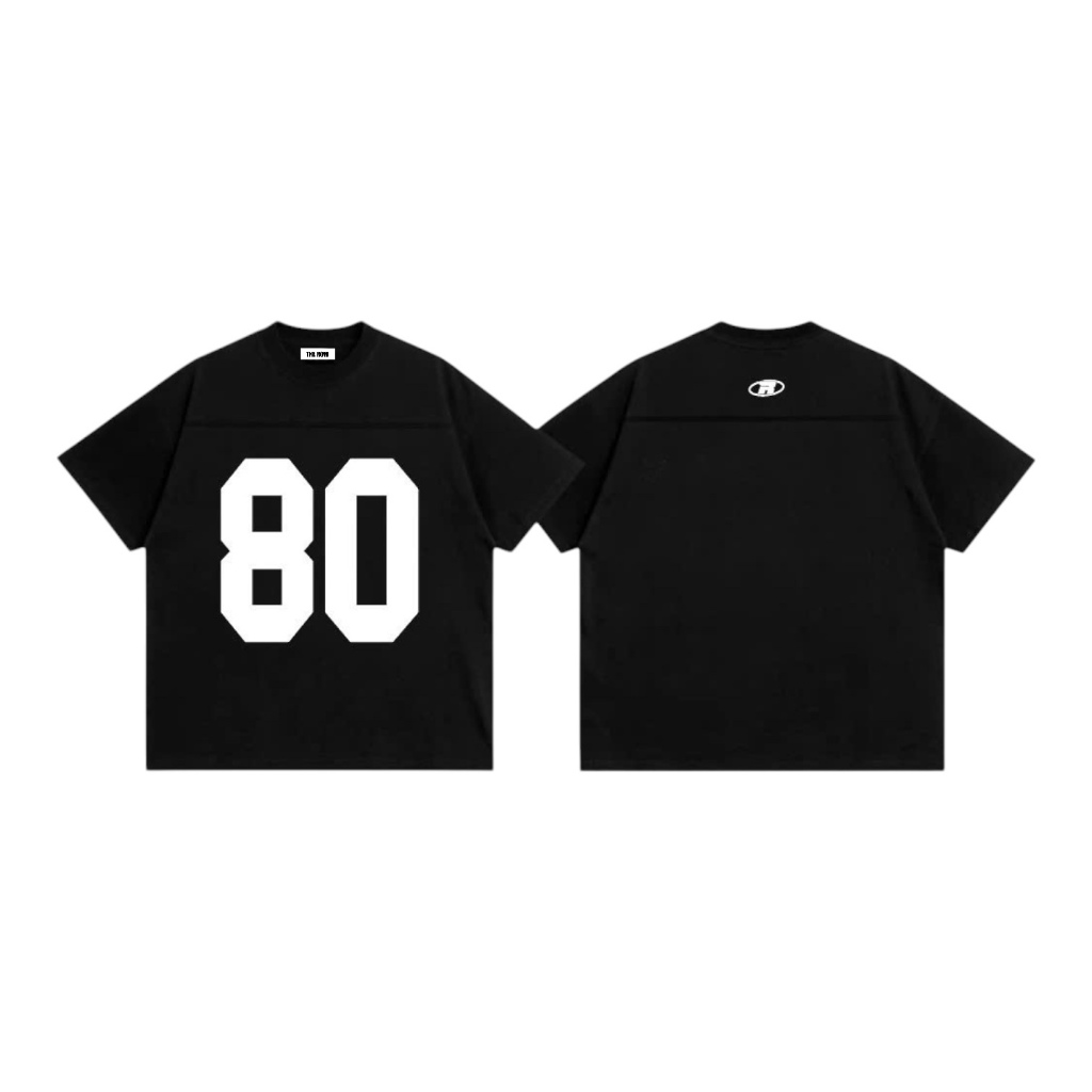 [LINE Ver1] THEROW Áo Thun Tay Ngắn Boxy 250gsm Form Rộng Cổ Tròn "LINE TSHIRT" Unisex Nam Nữ Phong Cách Basic | BigBuy360 - bigbuy360.vn