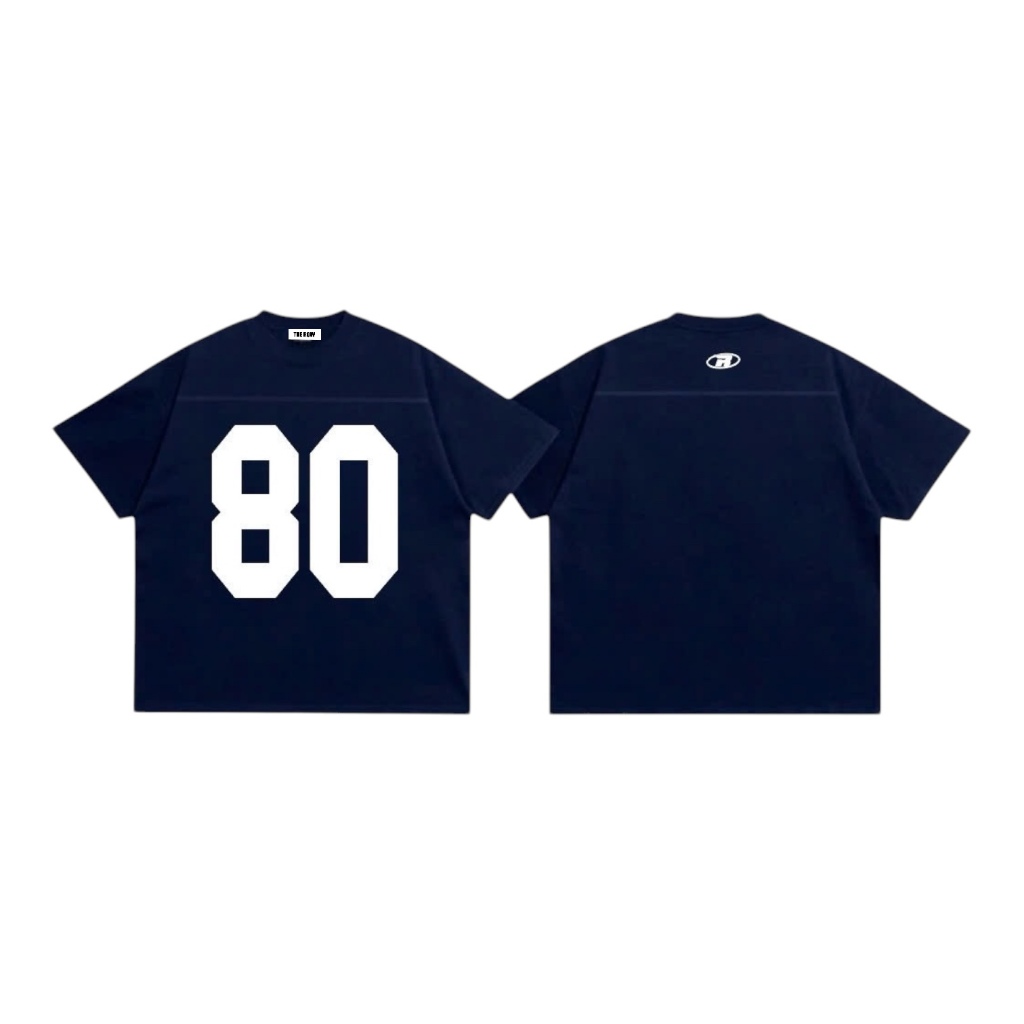 [LINE Ver1] THEROW Áo Thun Tay Ngắn Boxy 250gsm Form Rộng Cổ Tròn "LINE TSHIRT" Unisex Nam Nữ Phong Cách Basic | BigBuy360 - bigbuy360.vn