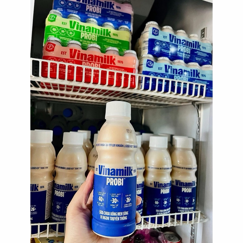 Sữa Chua Uống Lên Men Probi 400ml Có Đường -1 Chai