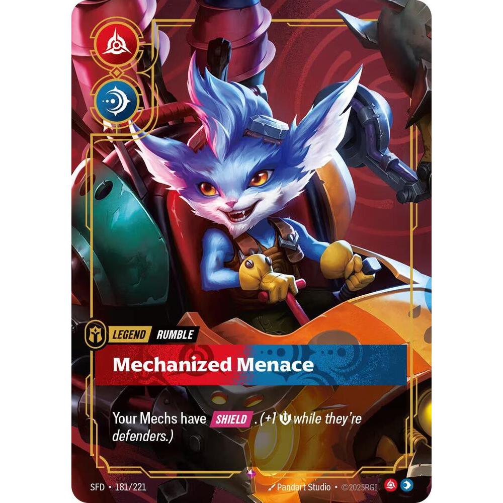 Thẻ Bài Riftbound Mã SFD-181/221 - Rumble - Mechanized Menace - Legend - Rare
